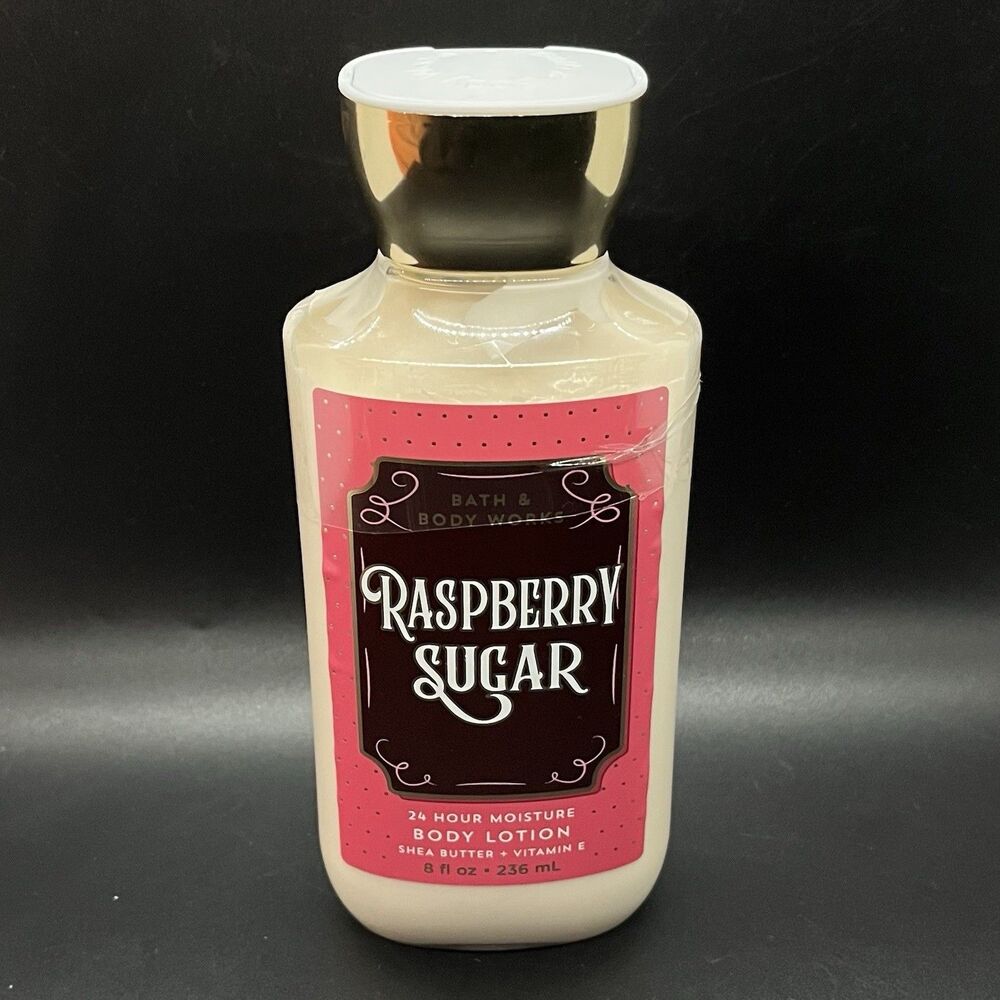 Bath & Body Works Raspberry Sugar 8oz 24hr Moisture Body Lotion